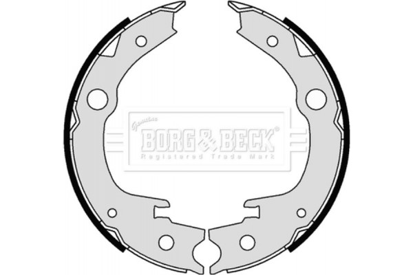 Borg & Beck Σετ Σιαγόνων φρένων, Χειρόφρενο - BBS6342