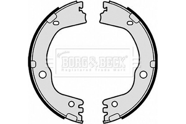 Borg & Beck Σετ Σιαγόνων φρένων, Χειρόφρενο - BBS6512
