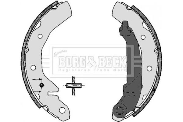 Borg & Beck Σετ Σιαγόνων Φρένων - BBS6270