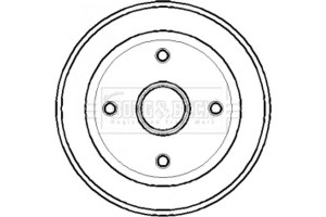 Borg & Beck Ταμπούρο - BBR7124