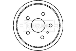 Borg & Beck Ταμπούρο - BBR7159
