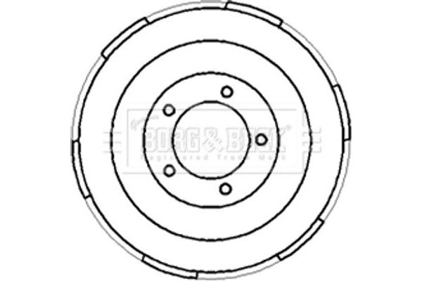 Borg & Beck Ταμπούρο - BBR7185