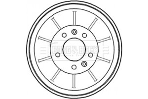 Borg & Beck Ταμπούρο - BBR7203