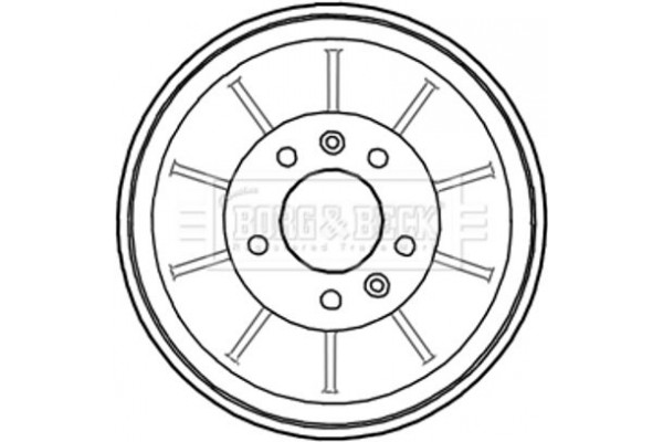 Borg & Beck Ταμπούρο - BBR7203