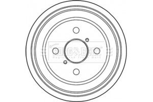 Borg & Beck Ταμπούρο - BBR7217
