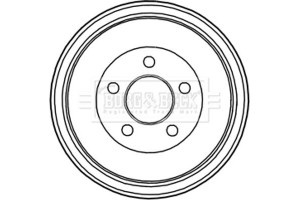 Borg & Beck Ταμπούρο - BBR7236