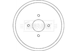 Borg & Beck Ταμπούρο - BBR7252