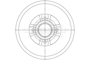 Borg & Beck Ταμπούρο - BBR7254