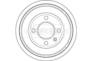 Borg & Beck Ταμπούρο - BBR7256