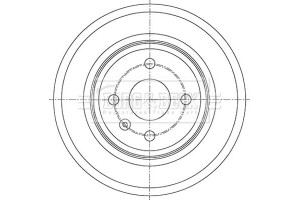 Borg & Beck Ταμπούρο - BBR7264