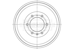 Borg & Beck Ταμπούρο - BBR7265