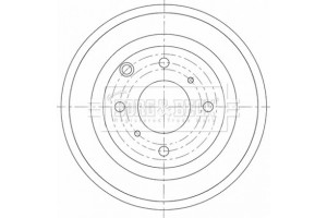 Borg & Beck Ταμπούρο - BBR7266