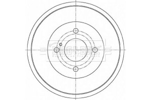 Borg & Beck Ταμπούρο - BBR7270