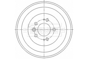 Borg & Beck Ταμπούρο - BBR7275