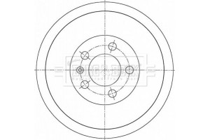 Borg & Beck Ταμπούρο - BBR7278