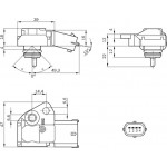 Bosch Αισθητ., Πίεση πολλ. Εισαγωγής - 0 261 230 109