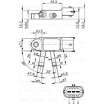 Bosch Αισθητήρας, Πίεση Καυσαερίων - 0 281 002 772