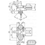 Bosch Αισθητήρας, Πίεση Καυσίμου - 0 261 230 093