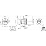 Bosch Αισθητήρας, Πίεση Καυσίμου - 0 281 002 842
