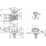 Bosch Aισθητήρας, Πίεση Υπερπλήρωσης - 0 261 230 280