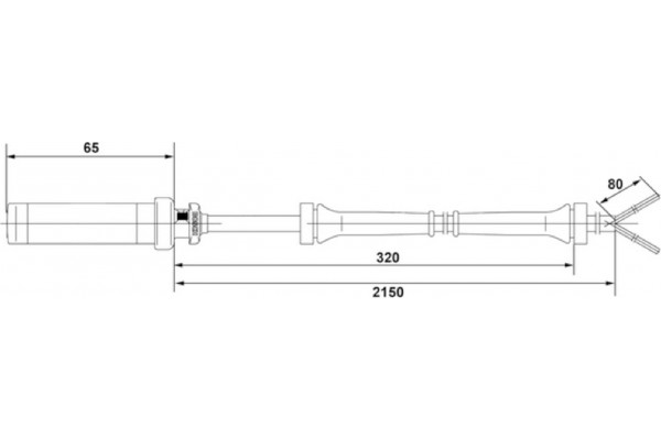 Bosch Αισθητήρας, Στροφές Τροχού - 0 265 004 009