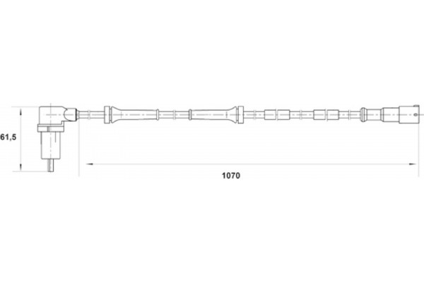Bosch Αισθητήρας, Στροφές Τροχού - 0 265 006 139