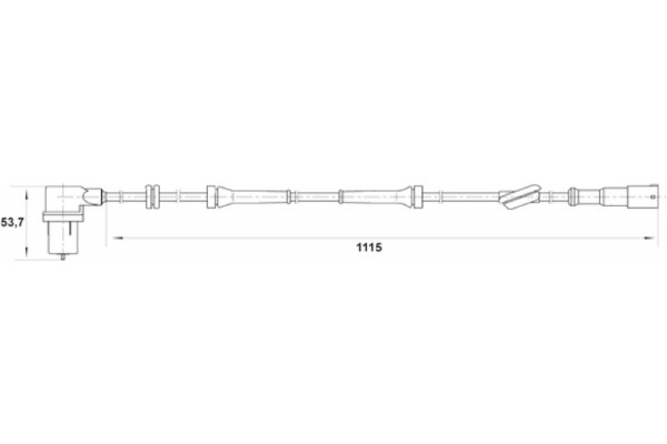 Bosch Αισθητήρας, Στροφές Τροχού - 0 265 006 163