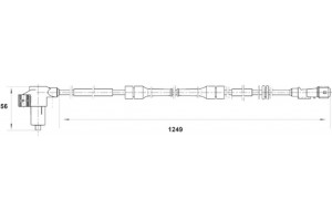Bosch Αισθητήρας, Στροφές Τροχού - 0 265 006 200