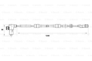 Bosch Αισθητήρας, Στροφές Τροχού - 0 265 006 200