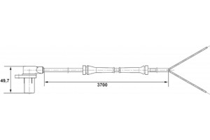 Bosch Αισθητήρας, Στροφές Τροχού - 0 265 006 215
