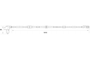 Bosch Αισθητήρας, Στροφές Τροχού - 0 265 006 389