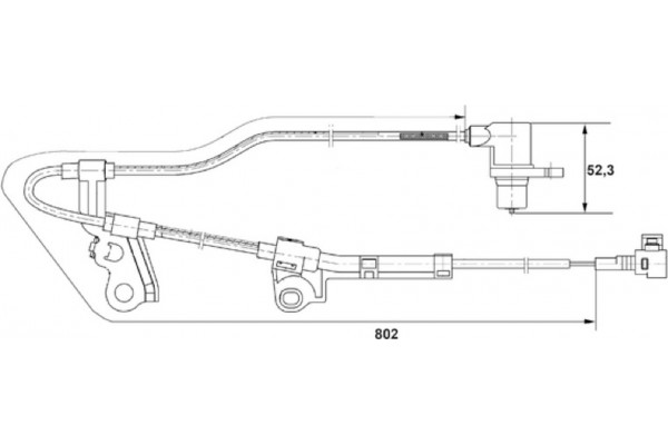 Bosch Αισθητήρας, Στροφές Τροχού - 0 265 006 676