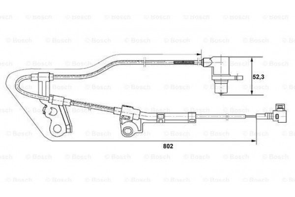 Bosch Αισθητήρας, Στροφές Τροχού - 0 265 006 676