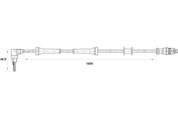 Bosch Αισθητήρας, Στροφές Τροχού - 0 265 007 064