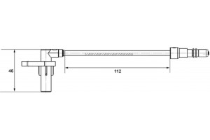 Bosch Αισθητήρας, Στροφές Τροχού - 0 265 007 439