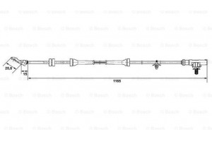 Bosch Αισθητήρας, Στροφές Τροχού - 0 265 007 537