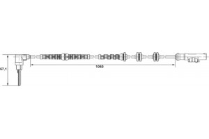 Bosch Αισθητήρας, Στροφές Τροχού - 0 265 007 685