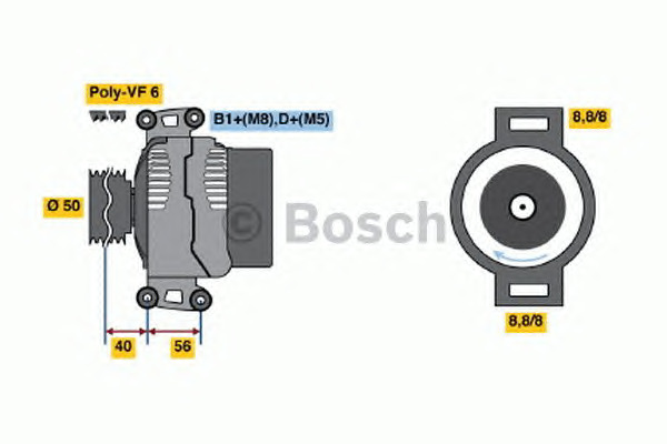 Bosch Γεννήτρια - 0 124 615 033