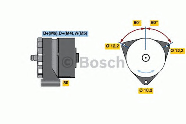 Bosch Γεννήτρια - 0 986 034 260