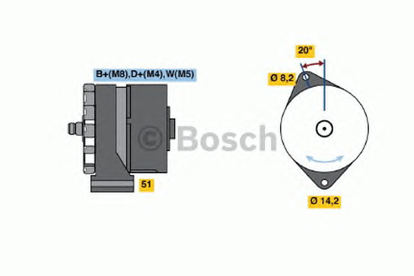Bosch Γεννήτρια - 0 986 037 760