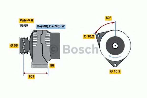 Bosch Γεννήτρια - 0 986 038 170