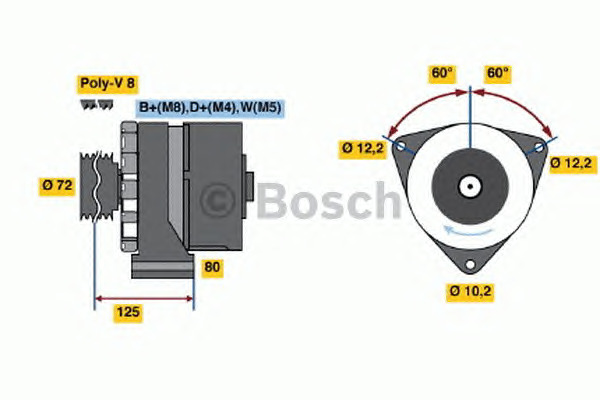 Bosch Γεννήτρια - 0 986 040 260