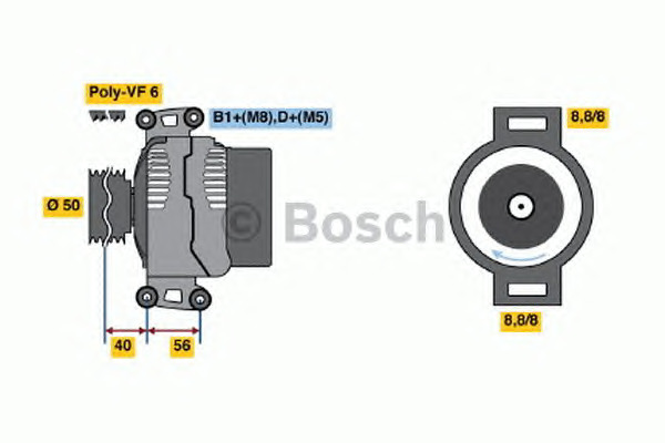 Bosch Γεννήτρια - 0 986 043 900
