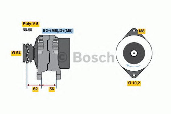 Bosch Γεννήτρια - 0 986 046 150