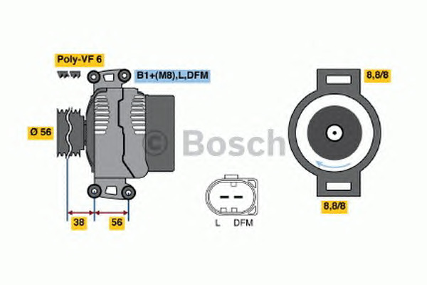 Bosch Γεννήτρια - 0 986 046 180