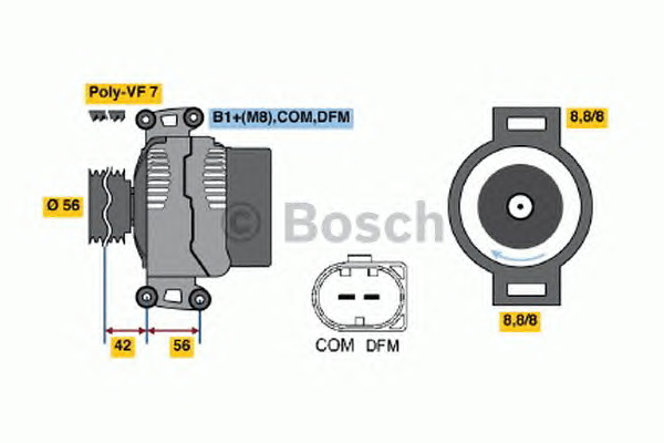 Bosch Γεννήτρια - 0 986 046 300