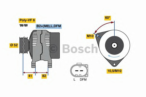 Bosch Γεννήτρια - 0 986 047 140