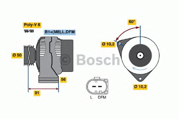 Bosch Γεννήτρια - 0 986 047 550