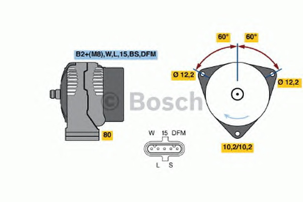 Bosch Γεννήτρια - 0 986 048 100