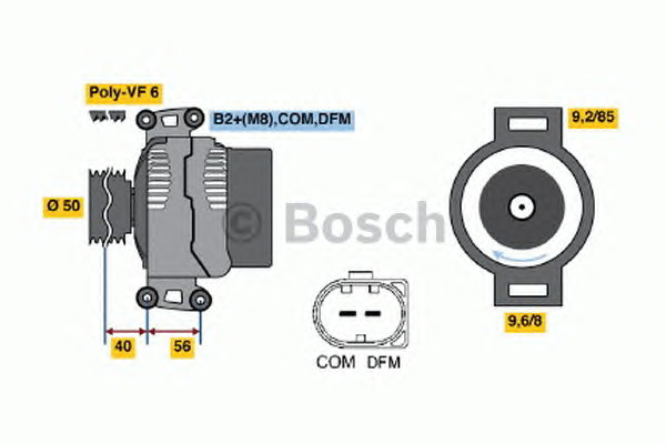 Bosch Γεννήτρια - 0 986 048 550